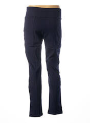 Pantalon droit bleu MALOKA pour femme seconde vue