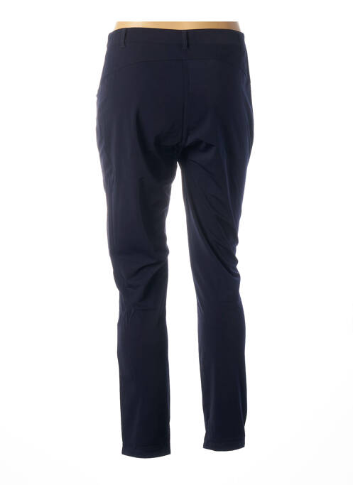 Pantalon droit bleu MALOKA pour femme