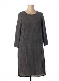 Robe mi-longue noir G!OZE femme