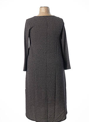 Robe mi-longue noir G!OZE femme