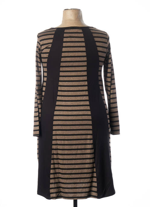 Robe mi-longue marron G!OZE pour femme