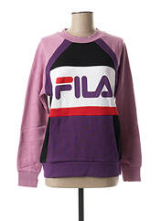 Sweat-shirt violet FILA pour femme seconde vue