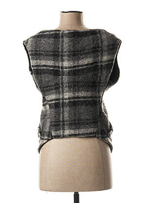 Gilet sans manche doublure gris TXELL MIRAS femme