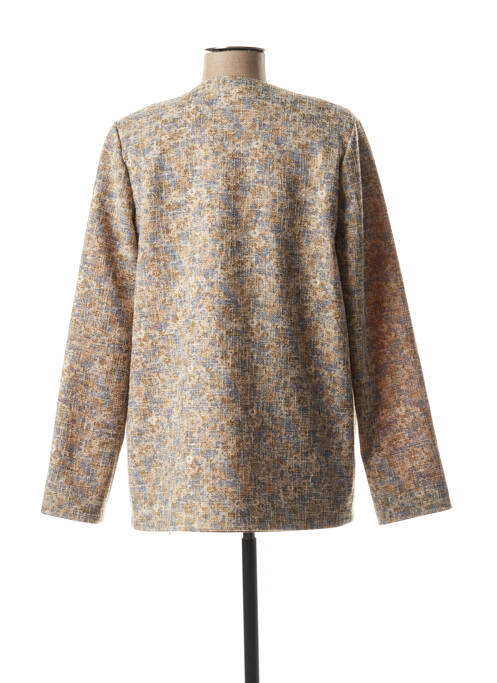 Veste chic col v beige ROSEANNA femme