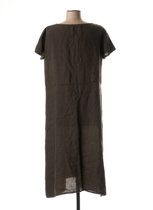 Robe mi-longue marron ELEMENTE CLEMENTE pour femme