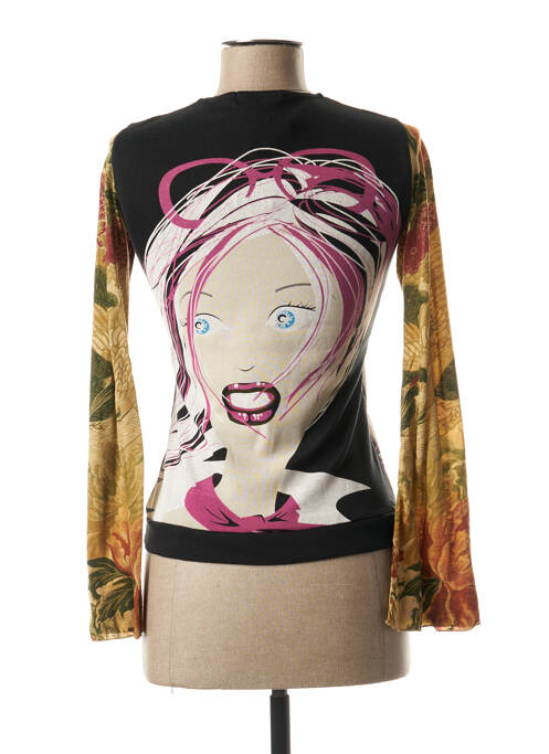 T-shirt noir CUSTO pour femme