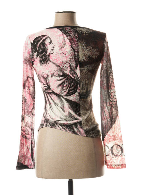 T-shirt rose CUSTO pour femme