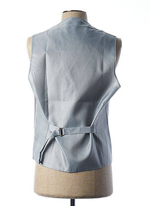 Gilet sans manche effet matière satinée gris TOUCHE FINALE homme