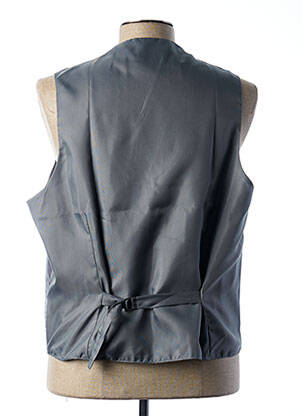 Gilet sans manche effet matière satinée gris TOUCHE FINALE homme
