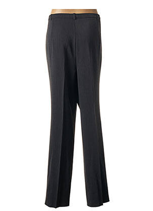 Pantalon droit fermeture zippée sous rabat boutonné gris CHRISTIAN MARRY femme