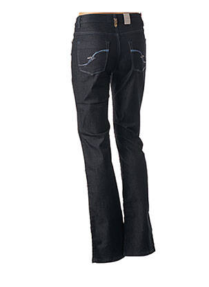 Pantalon droit taille haute taille haute bleu TRUSSARDI JEANS femme