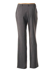 Pantalon droit gris CHRISTIAN MARRY pour femme seconde vue