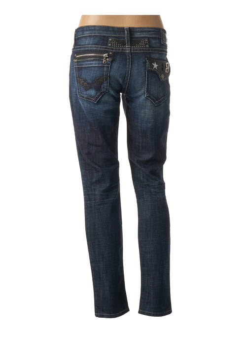 Jeans coupe slim bleu ROBIN'S JEAN pour femme