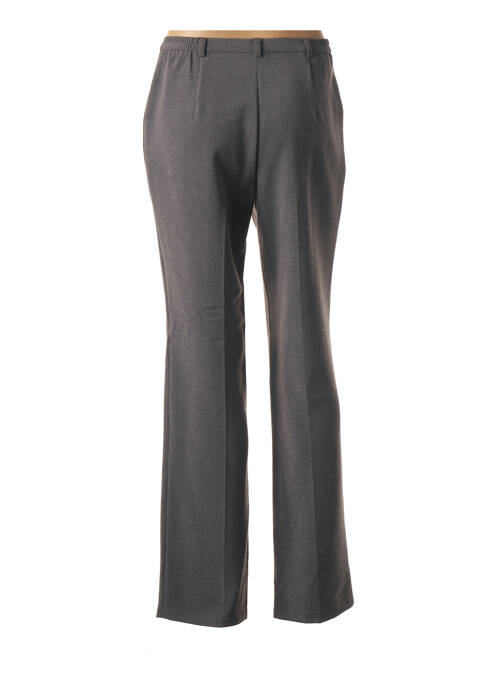 Pantalon droit gris CHRISTIAN MARRY pour femme