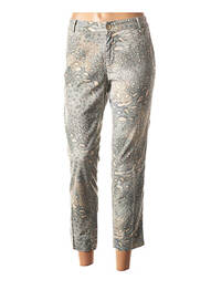 Pantalon 7/8 stretch taille basse gris MASON'S femme