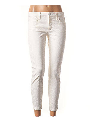 Pantalon 7/8 stretch taille basse marron WILD femme