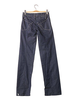 Pantalon droit stretch taille basse bleu MARITHE & FRANCOIS GIRBAUD femme