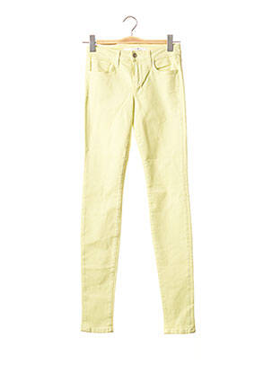 Jeans skinny stretch taille basse jaune JOE S femme