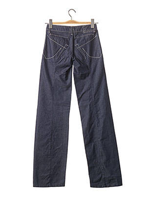 Pantalon droit stretch taille basse bleu MARITHE & FRANCOIS GIRBAUD femme