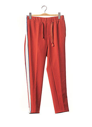 Pantalon droit stretch orange CLOSED femme