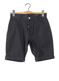 Bermuda taille haute taille haute noir CLWR femme