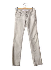 Jeans coupe slim gris ED HARDY pour femme seconde vue