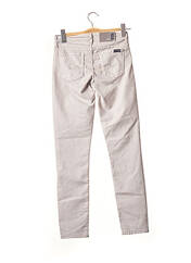 Jeans skinny gris FOR ALL MANKIND pour femme seconde vue
