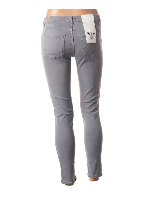 Jeans skinny taille basse taille basse gris ACNE STUDIOS femme