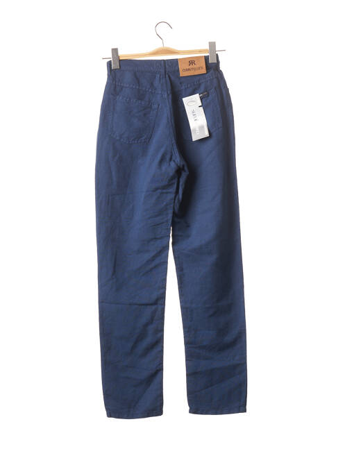Pantalon droit taille haute taille haute bleu CERRUTI 1881 femme