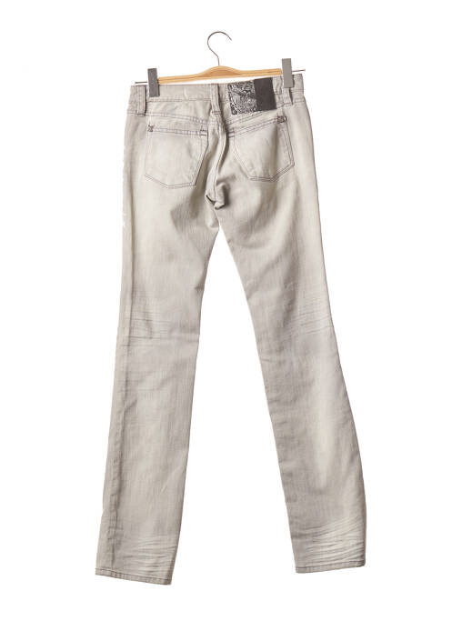 Jeans coupe slim gris ED HARDY pour femme