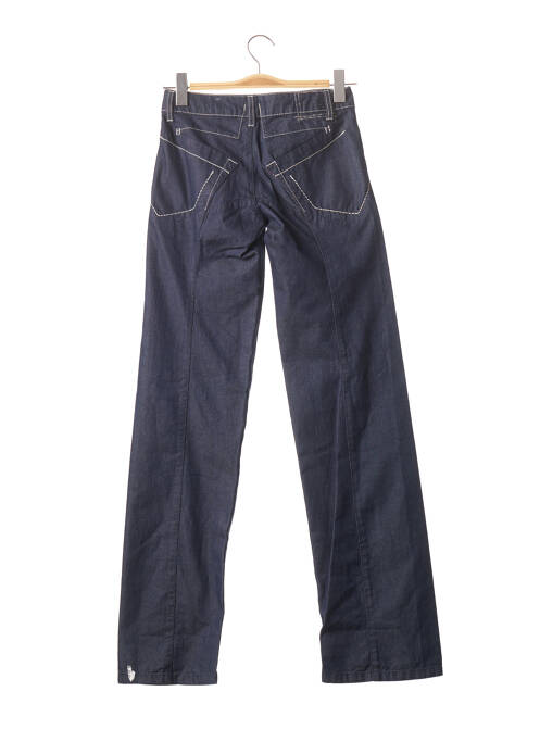 Pantalon droit bleu MARITHE & FRANCOIS GIRBAUD pour femme