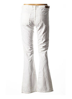 Jeans bootcut sélection denim taille basse blanc purple and pink femme