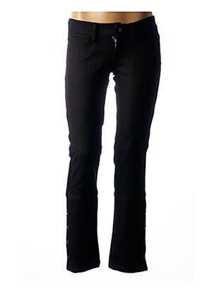 Pantalon slim taille basse taille basse noir MILK & WATER femme
