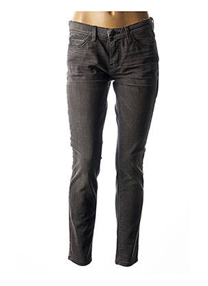 Jeans coupe slim gris CURRENTE/ELLIOTT pour femme