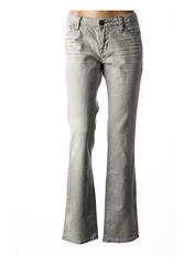 Jeans coupe slim gris ED HARDY pour femme seconde vue