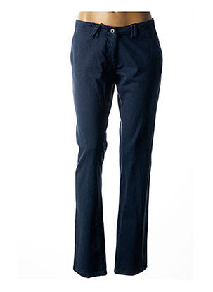 Pantalon chino bleu AERONAUTICA pour femme
