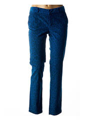 Pantalon chino bleu LEON & HARPER pour femme seconde vue