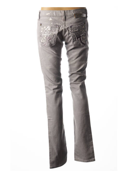 Pantalon slim gris ED HARDY pour femme