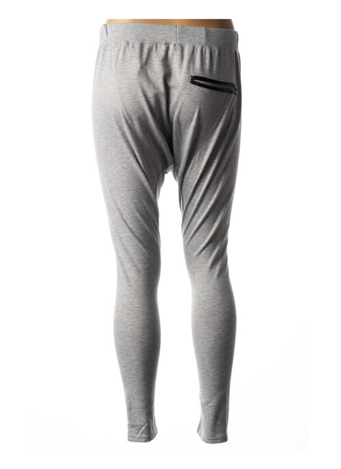 Pantalon slim gris JOLIFLY J&F pour femme