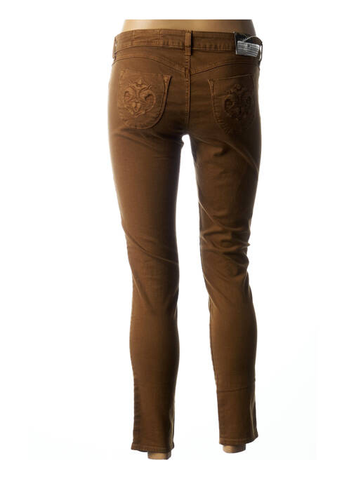 Pantalon slim marron SIWY pour femme