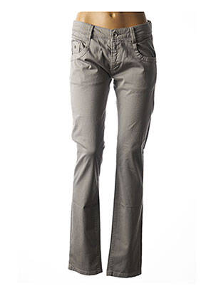 Pantalon slim taille basse taille basse gris ENERGIE femme