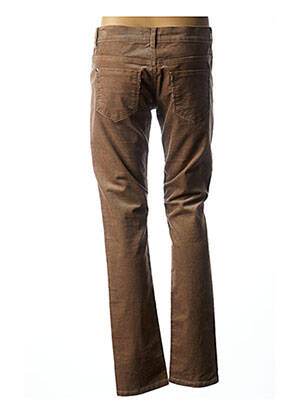 Pantalon droit stretch taille normale marron ROSEANNA femme