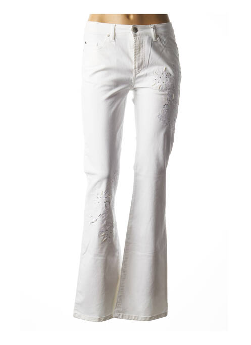 Pantalon flare blanc VOTRE NOM pour femme