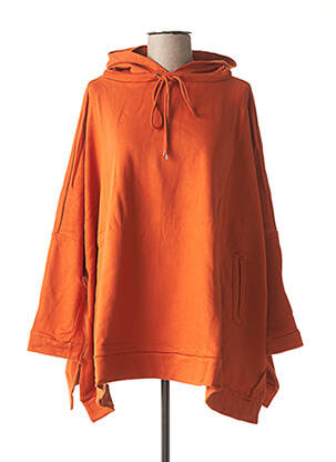 Sweat-shirt à capuche orange GENESIS pour femme
