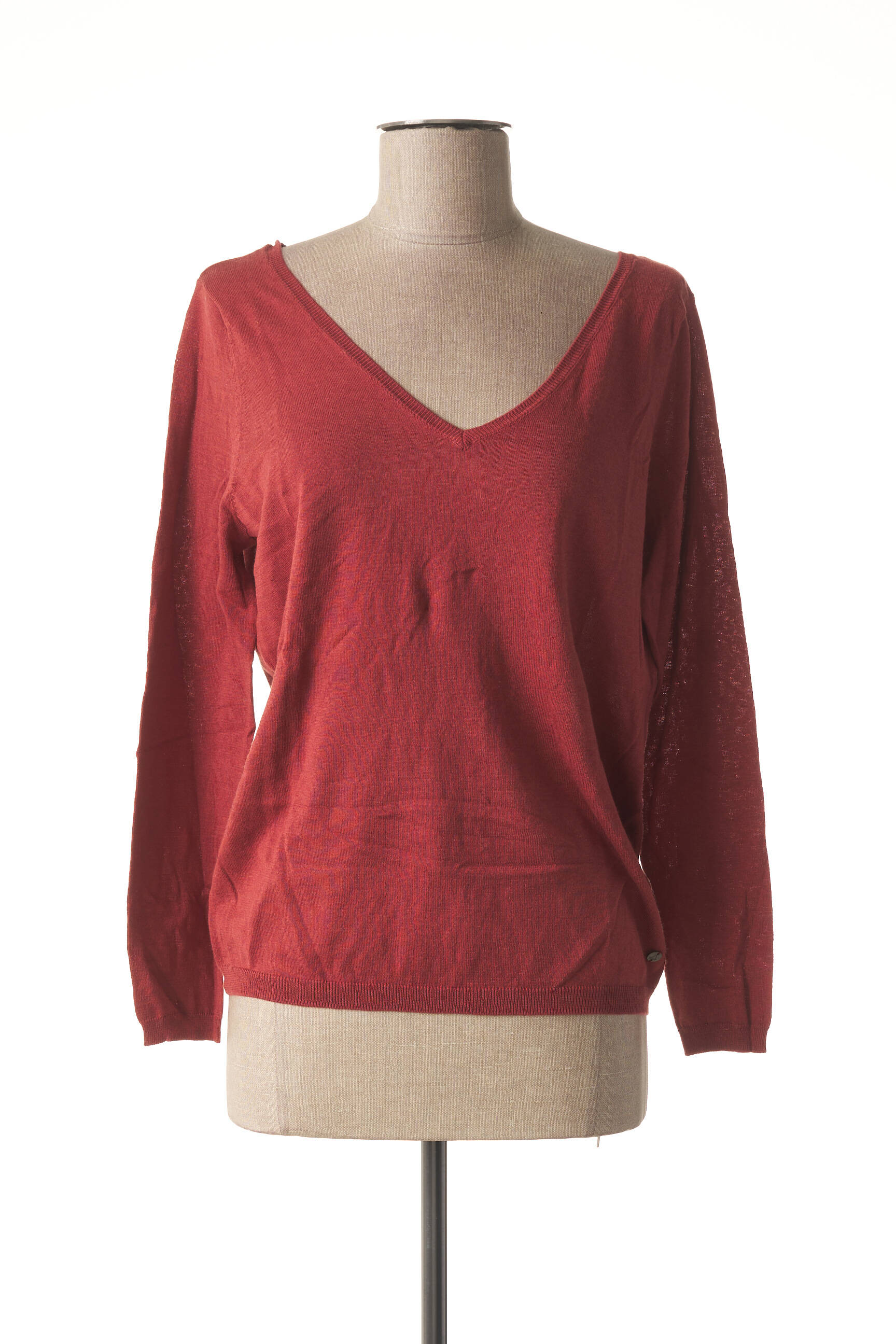 Eleven Paris Pulls Femme De Couleur Marron En Destockage Marron Modz