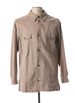 Veste casual fermeture boutonnée sur le devant marron BUGATTI homme