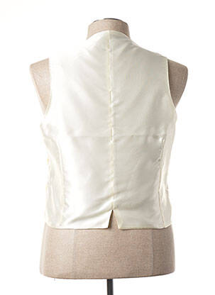 Gilet sans manche tissage satiné vert CANOTIER homme