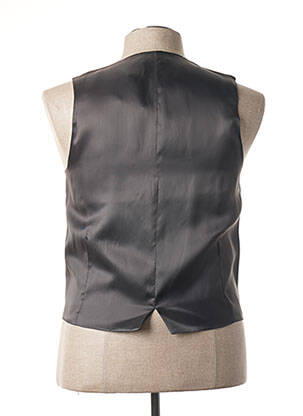 Gilet sans manche tissage satiné gris CANOTIER homme