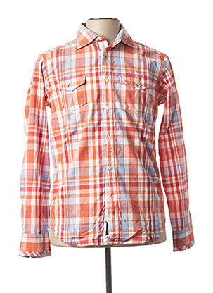 Chemise manches longues manches longues orange R NINETY FIFTH homme