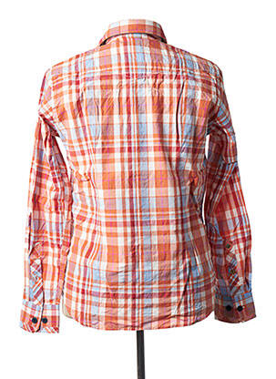 Chemise manches longues manches longues orange R NINETY FIFTH homme